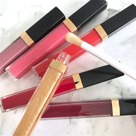 chanel rouge lip gloss.